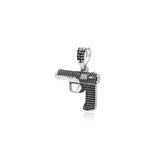 Silver Pistol Pendant