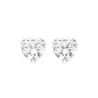 Classic Heart Solitaire Studs