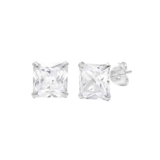 Princess Cut Classic Studs