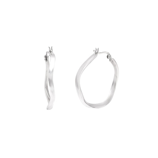 Silver Hoop Earring