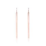 Rose Gold Bar threader earring