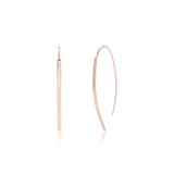 Rose Gold Bar threader earring