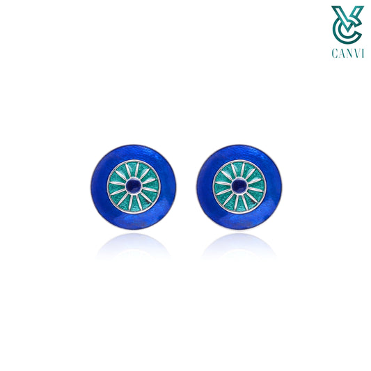 Gleaming Enamel Adorn Cufflinks