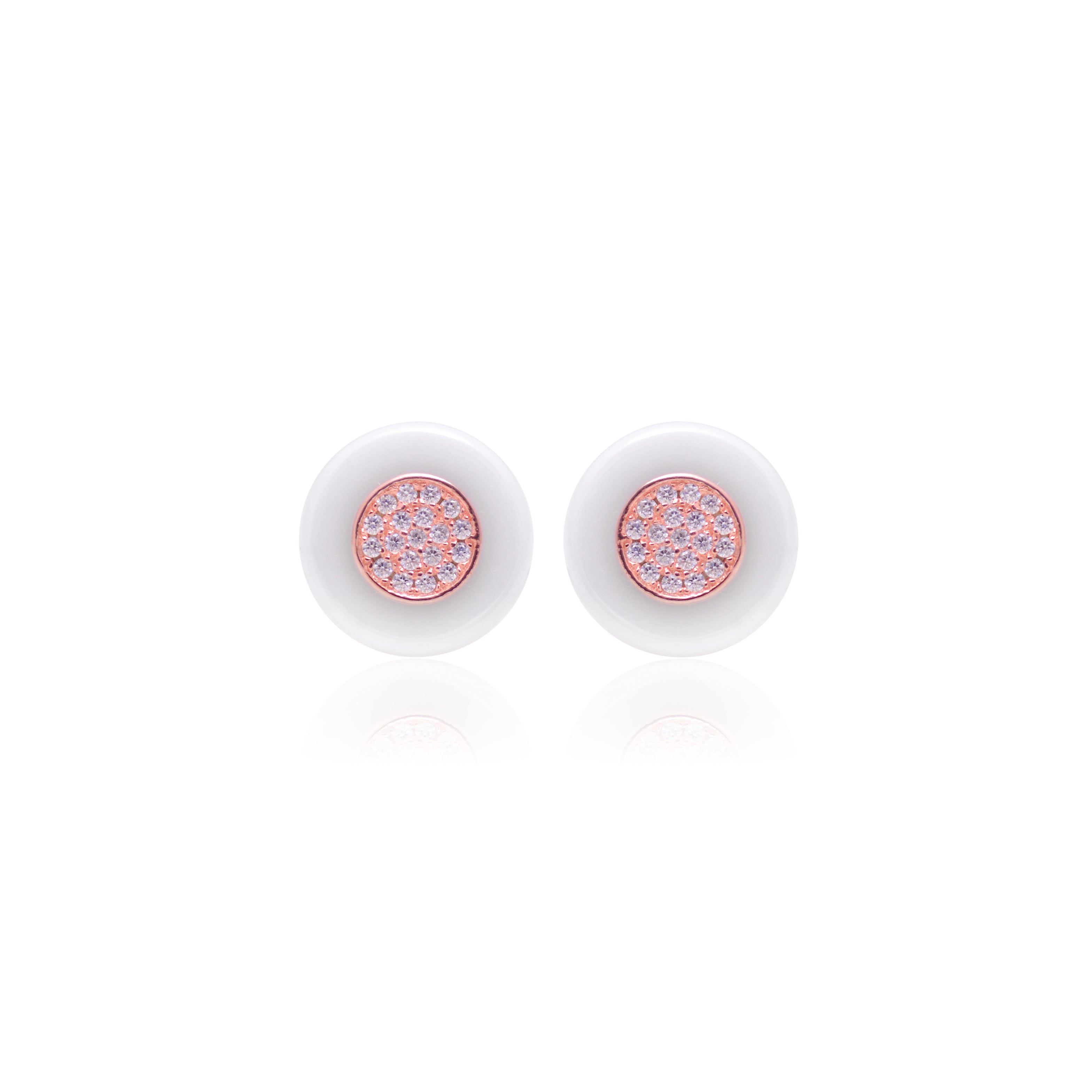 Rose Noir Harmony Studs