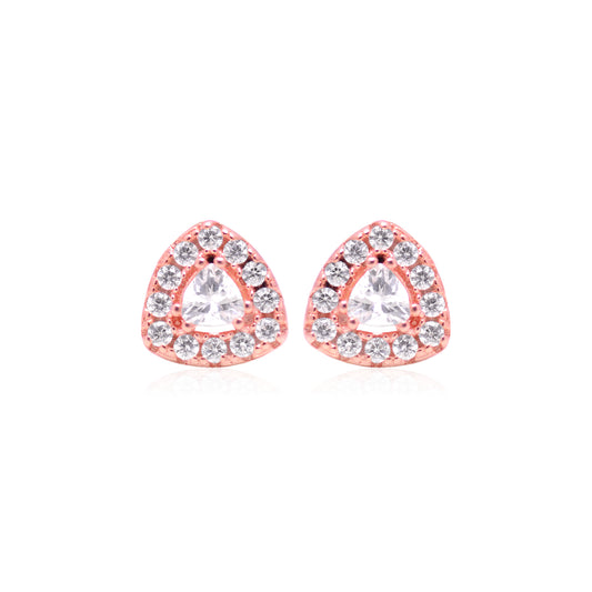 Rosé Radiance Studs