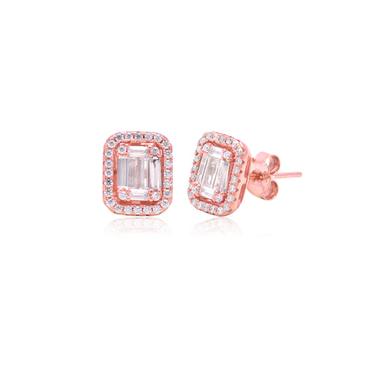 Stunning Rosé Radiance Studs