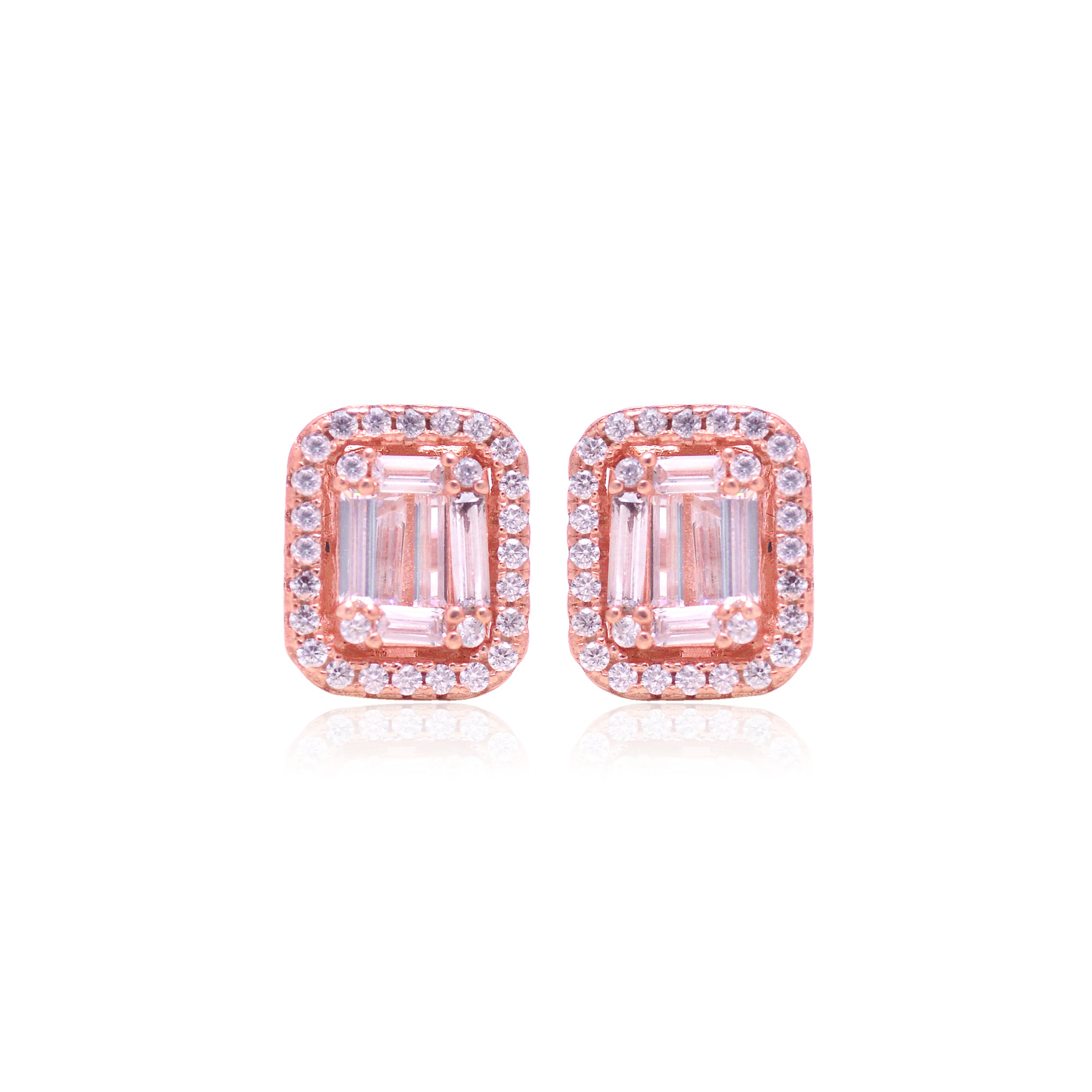 Stunning Rosé Radiance Studs