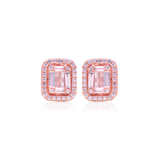 Stunning Rosé Radiance Studs