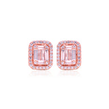 Stunning Rosé Radiance Studs