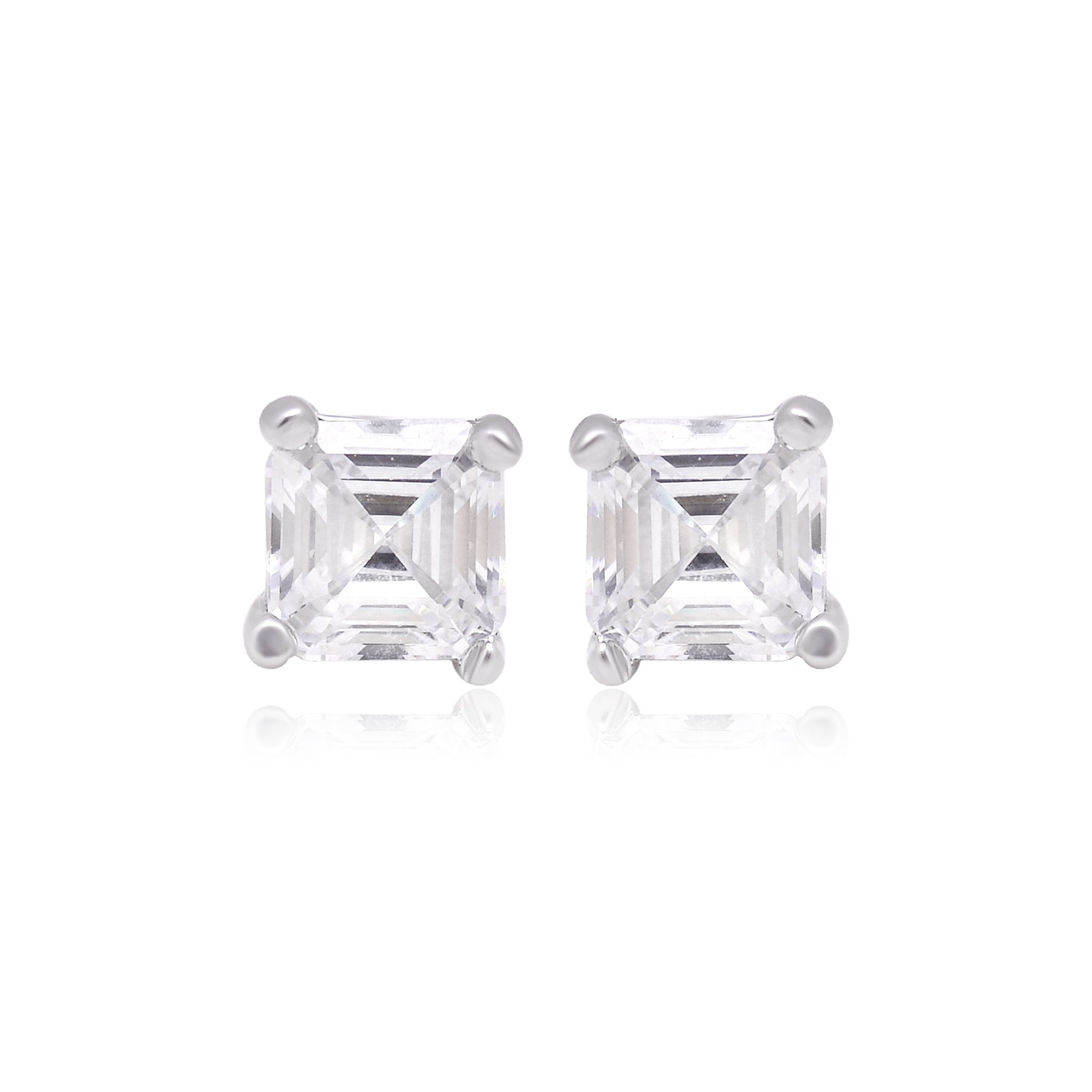 White Gold Plated Stunning Studs