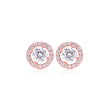 Ethereal Rose Glow Studs