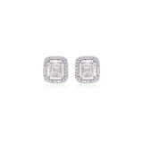 Timeless White Gold Elegance Studs