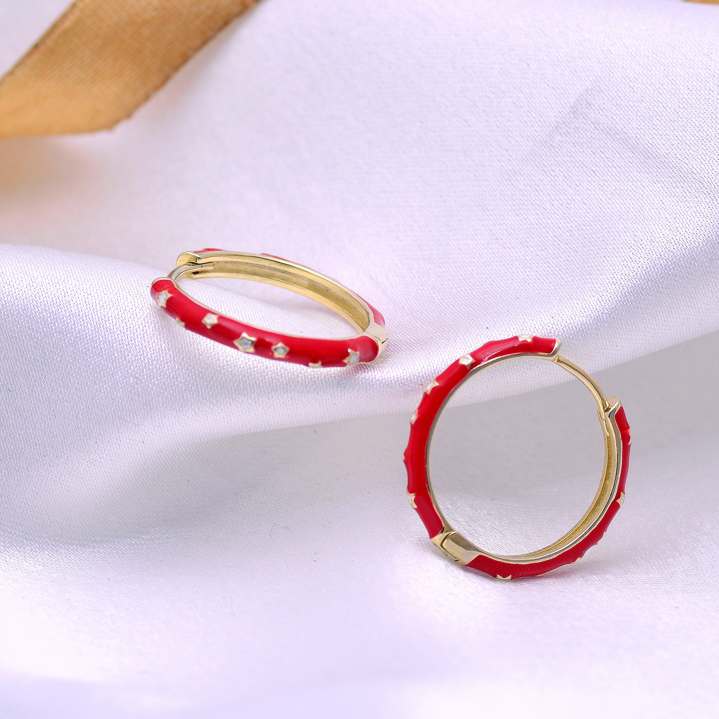 Whispers of Elegance Hoop Earrings