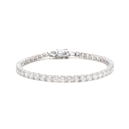 Classic Shine Solitaire Tennis Bracelet