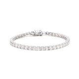 Classic Shine Solitaire Tennis Bracelet