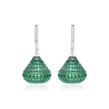 Bloom Cone Sterling Silver Earrings