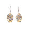 Serpentine Geometric Drop Earrings