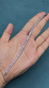 Elegant Pink Gem Tennis Bracelet