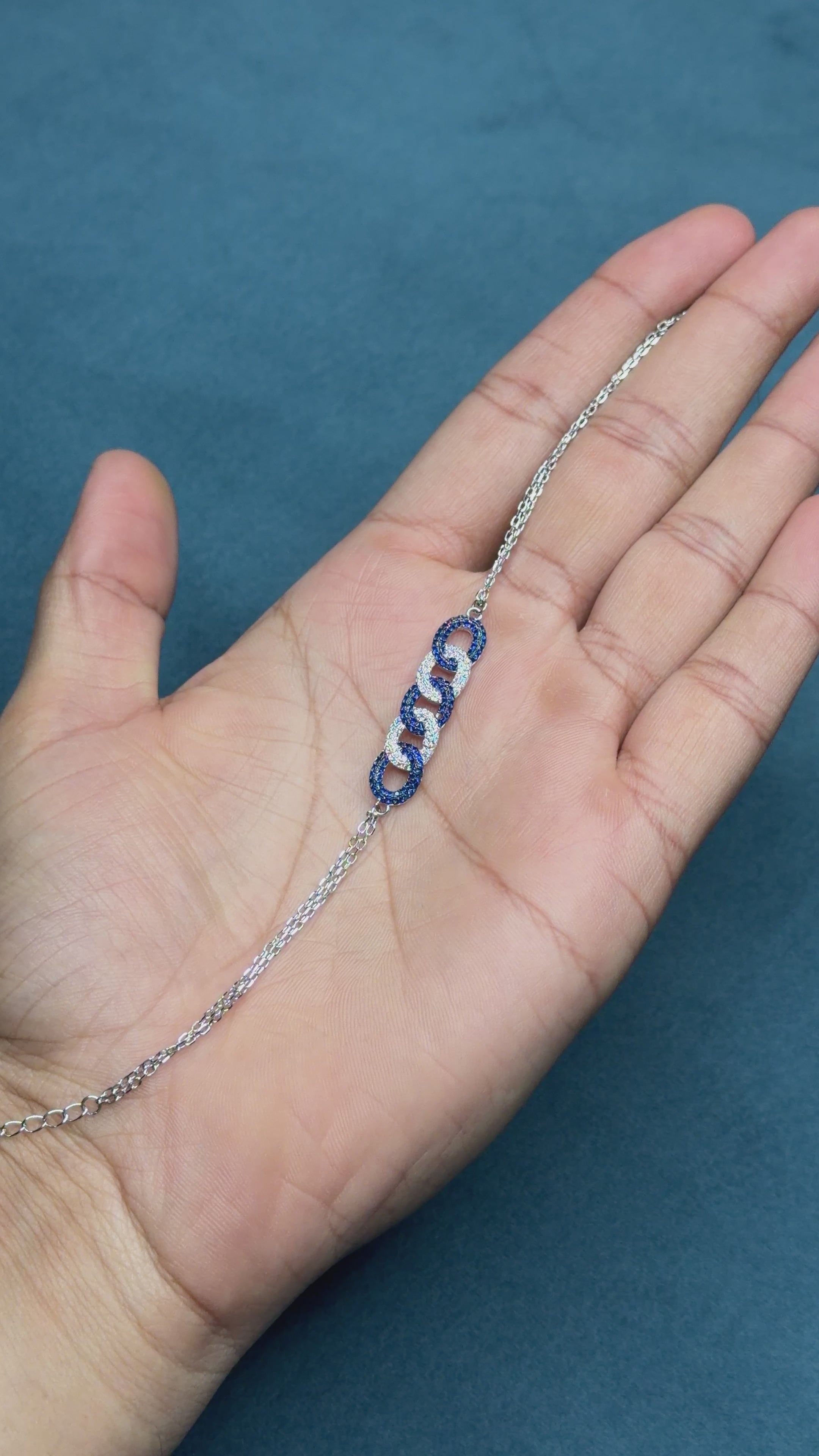 Blush Aura Chain Bracelet