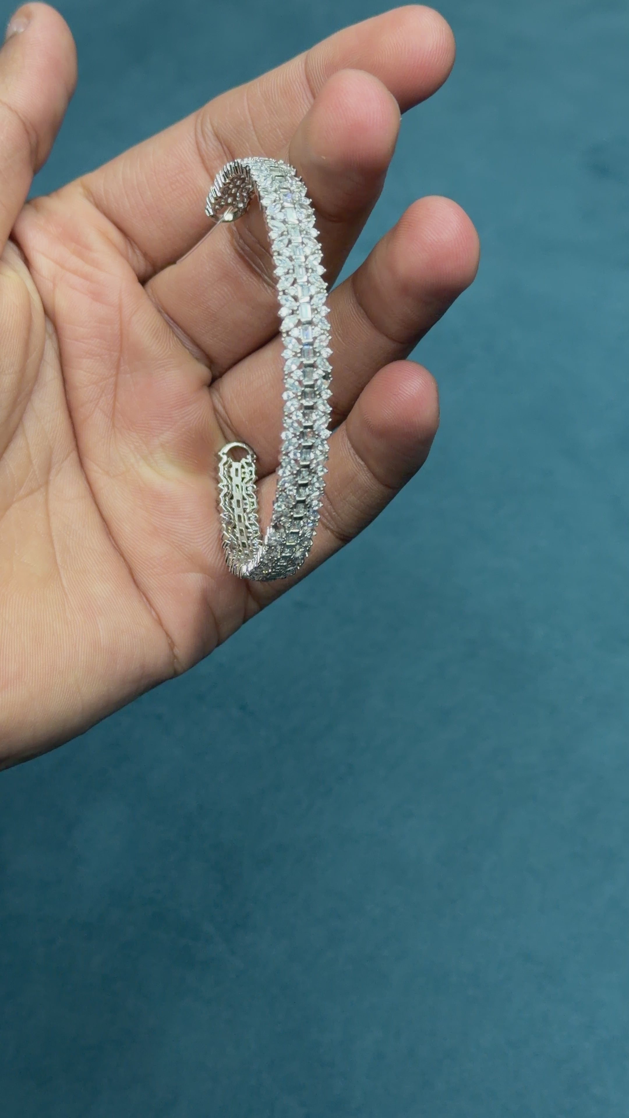 Gleaming Zirconia Cuff