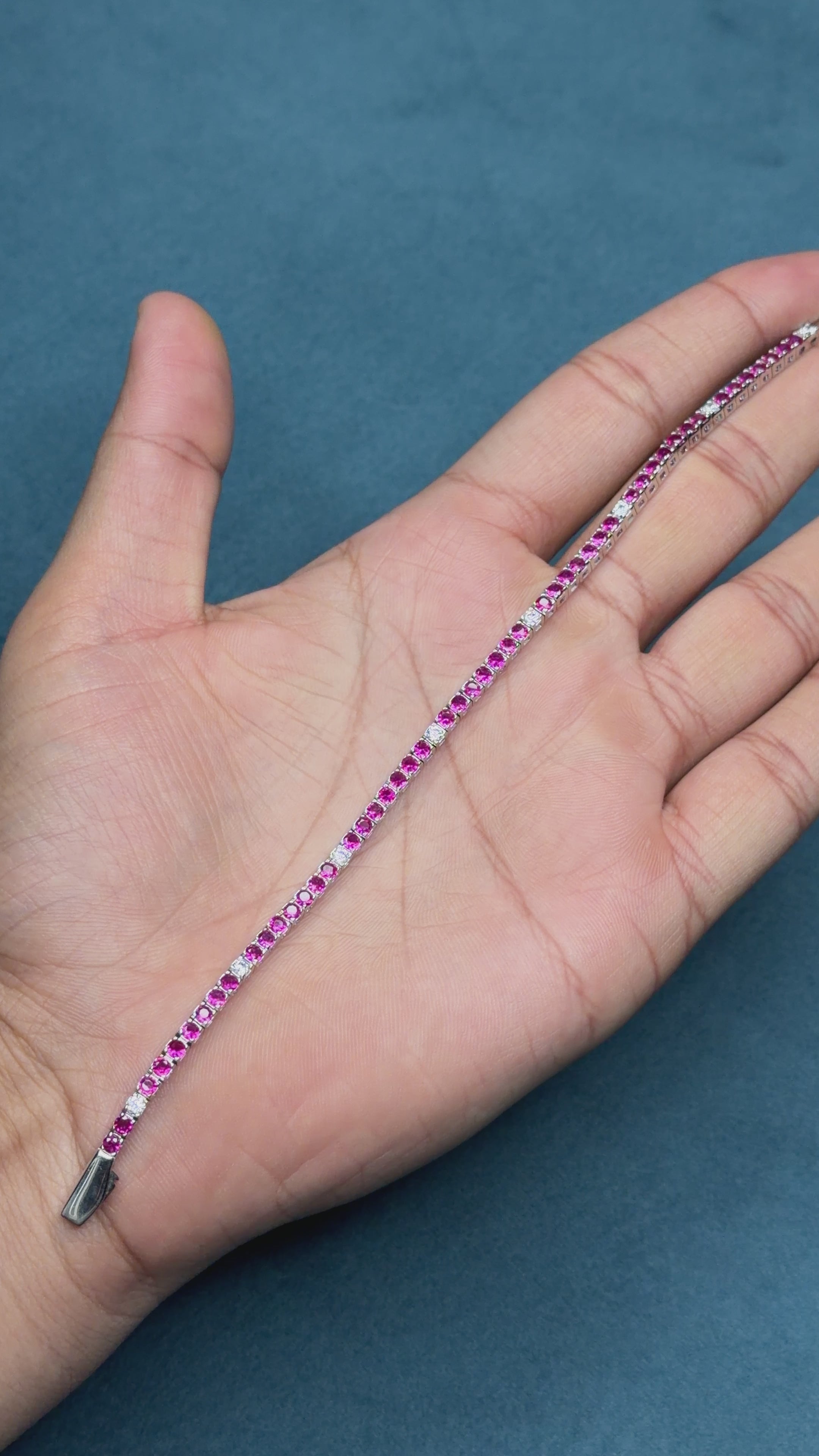Classic Pink Tennis Bracelet
