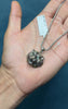 Silver Oxidized Tiger Pendant
