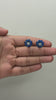 Blue Floral Cluster Stud Earrings