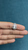 Baguette Cluster Ring 925 Sterling Silver