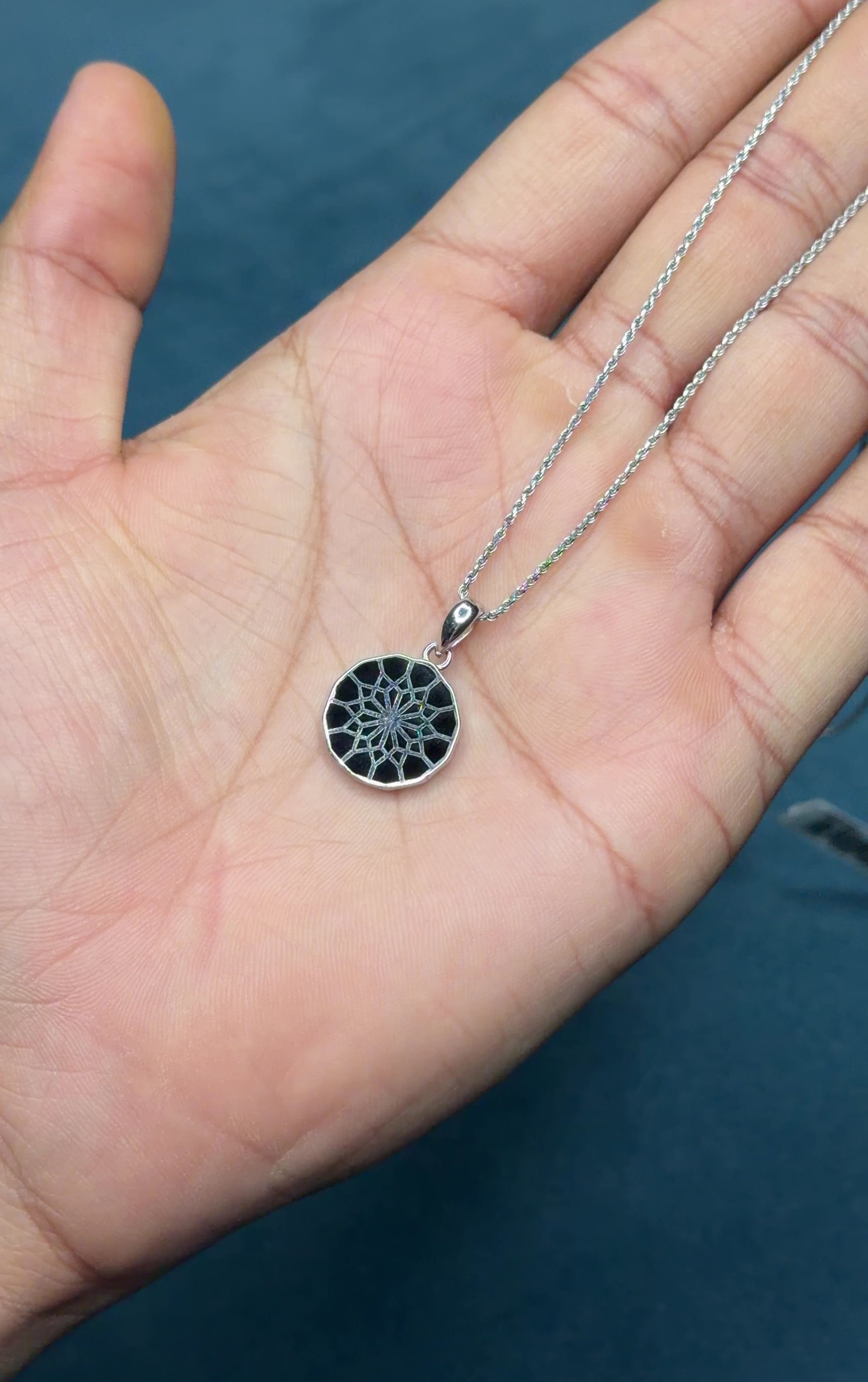 Geometric Intricate Pendant