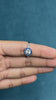 Diamond Sapphire Halo Ring