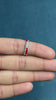 Red Enamel & CZ Cuff Ring 925 Sterling Silver