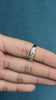 Flush Set Diamond Gold Ring