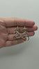 Gold Circle Drop Earrings