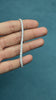 Solitare stone elastic stretch bracelet in 925 sterling silver
