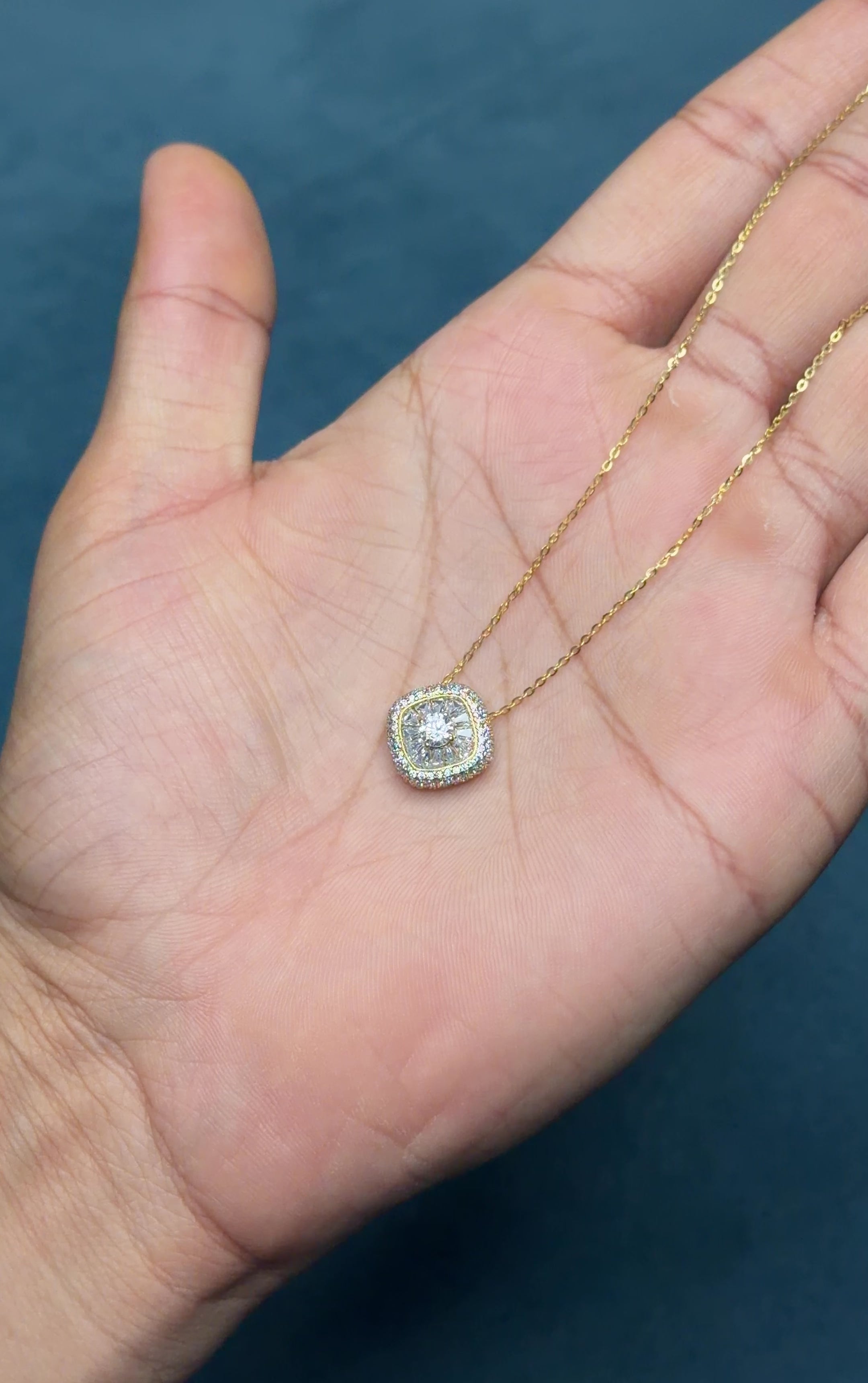 Vintage Inspired Pendant In 925 Sterling Silver