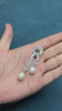 Pearl Cascade Sterling Silver Brooch Cum Pendant