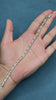 Dual tone tennis bracelet