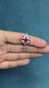 Ruby Diamond Art Deco Style Ring