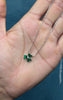 925 Sterling Silver Malachite Clover Pendant