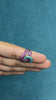 Turquoise & Pink CZ Swirl Ring 925 Sterling Silver